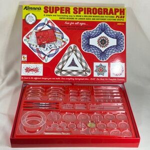 Super Spirograph Plus 50th Anniversary die-cast wheel-Complete